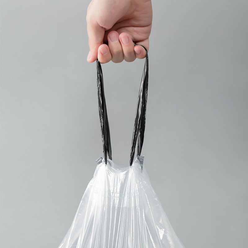 Drawstring Garbage Bag Household Portable Thickened Tear-Free Large Roll Kitchen Bathroom Cleaning Bag Drawstring Plastic Bag - Image 5